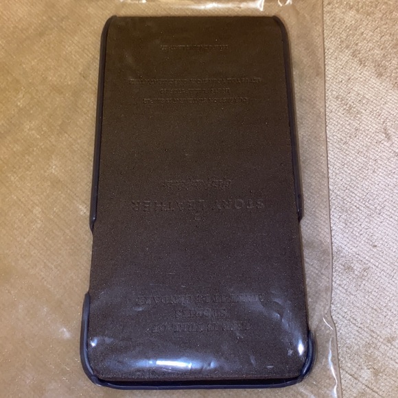 Black Leather and Gold Piaget Phone Case - Picture 5 of 6